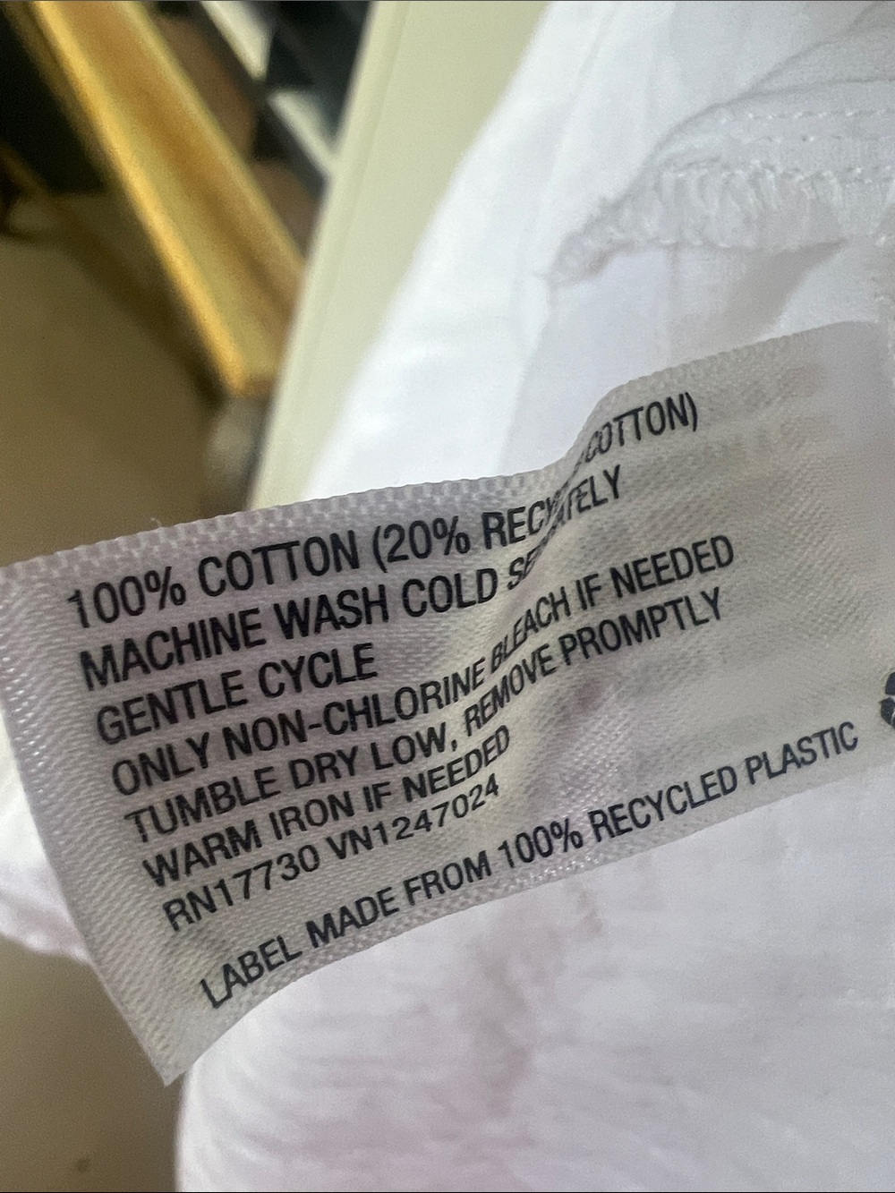 Universal thread good co White Linen Split-V Tunic - Picture 3 of 3